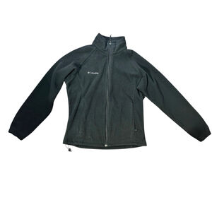 Columbia Black Fleece Full Zip Jacket M